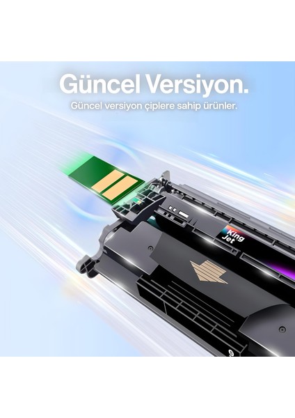 Kingjet® 070 / CRG-070 4'lü Paket - Canon Uyumlu Çipli Muadil Toner fırsatları