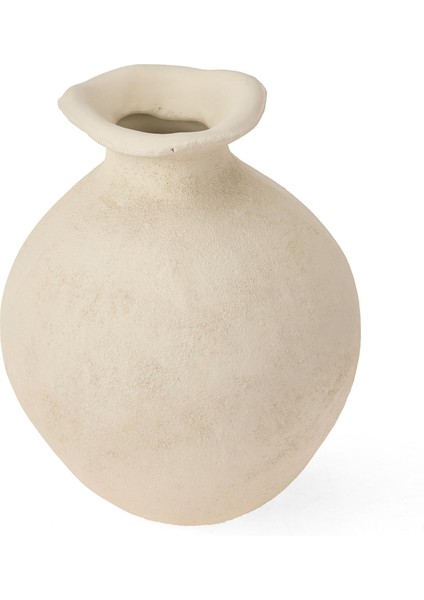 Deco Split Vazo - Krem - 27 cm