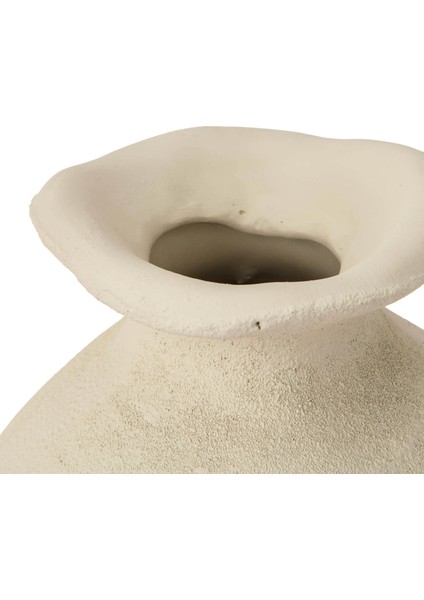 Deco Split Vazo - Krem - 27 cm