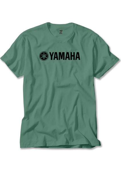 Yamaha Logotext Yeşil Tişört