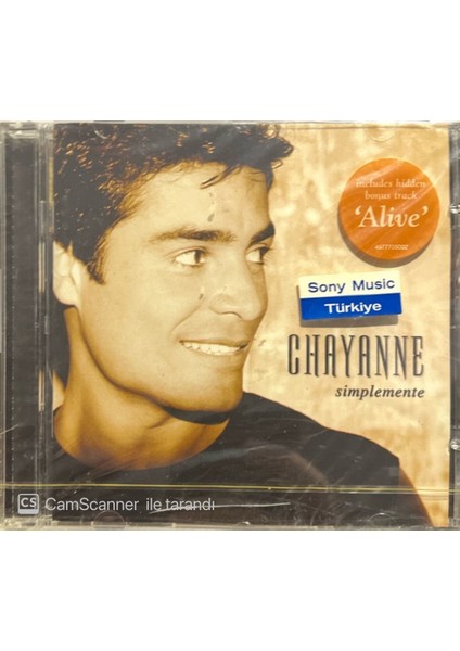 Chayanne Simplemente Açılmamış Jelatininde CD