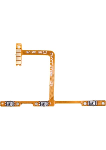 Tecno Uyumlu Pova 2 On Off Yan Ses Power Film Flex Le7, LE7N