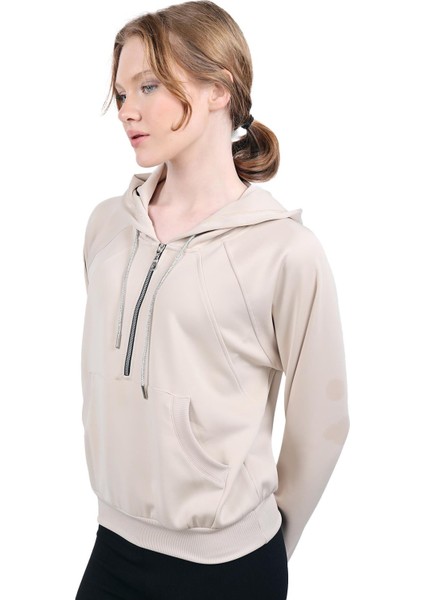 9162m Yarım Fermuar Detay Sweat Taş modelleri