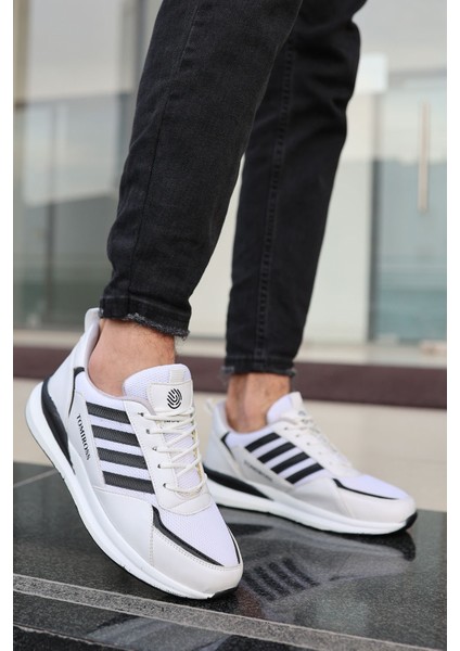 Terrexs Beyaz Beyaz Ortopedik Günlük Garantili Yürüyüş Koşu Sneaker Spor Ayakkabı TERREXS-1769