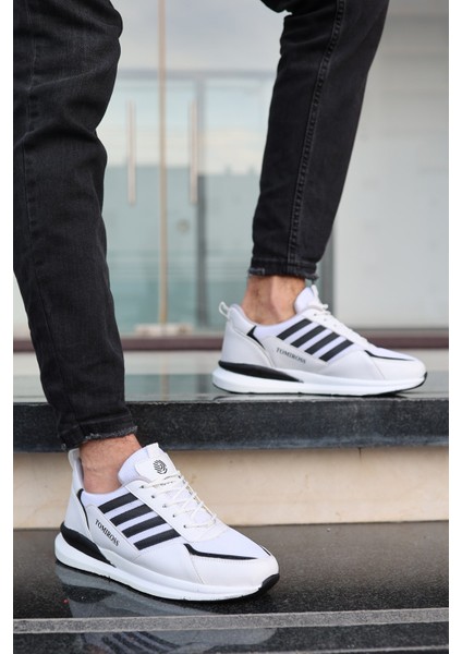 Terrexs Beyaz Beyaz Ortopedik Günlük Garantili Yürüyüş Koşu Sneaker Spor Ayakkabı TERREXS-1769