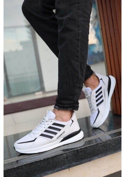 Terrexs Beyaz Beyaz Ortopedik Günlük Garantili Yürüyüş Koşu Sneaker Spor Ayakkabı TERREXS-1769
