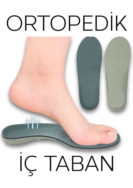 Terrexs Beyaz Beyaz Ortopedik Günlük Garantili Yürüyüş Koşu Sneaker Spor Ayakkabı TERREXS-1769