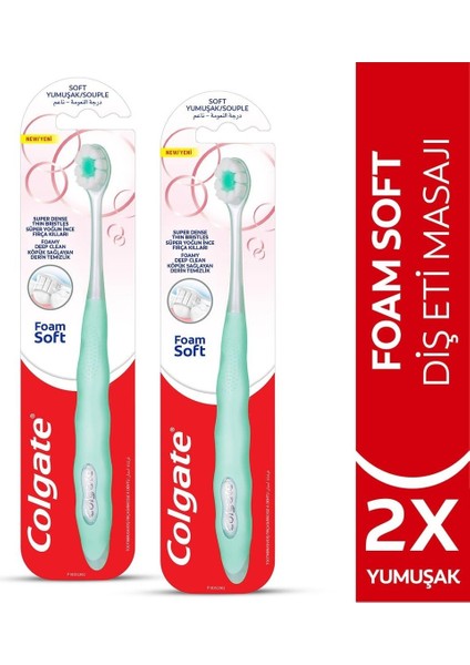 Optic White Kahve Çay ve Tütün Kullanıcıları Macunu 125ML+FOAMSOFT Diş Eti Masajı Fırça 2+2