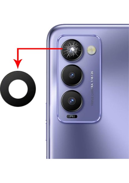 Tecno Uyumlu Camon 18P Kamera Lensi Cam CH7N, Ch7