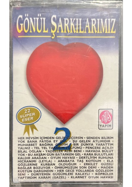 Gönül Şarkılarımız 2 Açılmamış Jelatininde Kaset