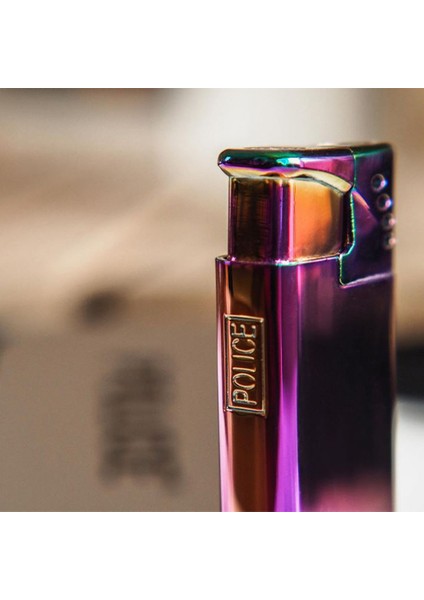 Kişiye Özel Isimli ve Kutulu Gazlı Rüzgara Dayanıklı Police Çakmak Pembe Çakmak Kelebek Baskılı indirimleri