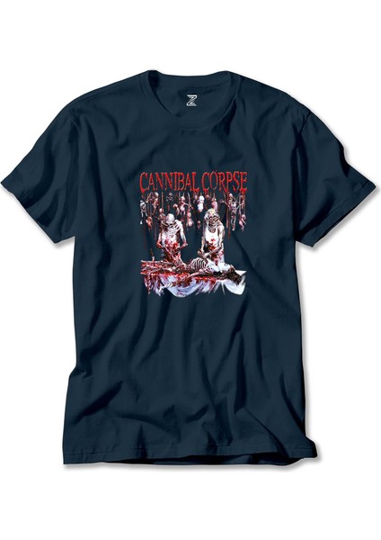 Cannibal Corpse Essential Lacivert Tişört