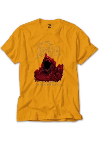Death The Sound Of Perseverance 2 Sarı Tişört