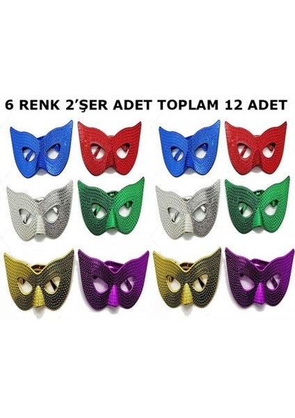 Retro Maskeli Balo Parti Gözlüğü