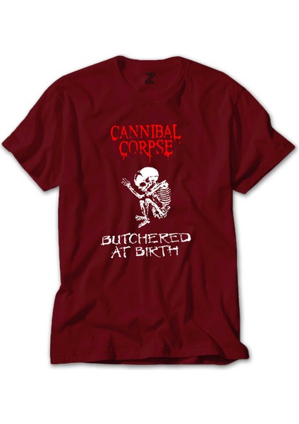 Cannibal Corpse Butchered At Birth Kırmızı Tişört
