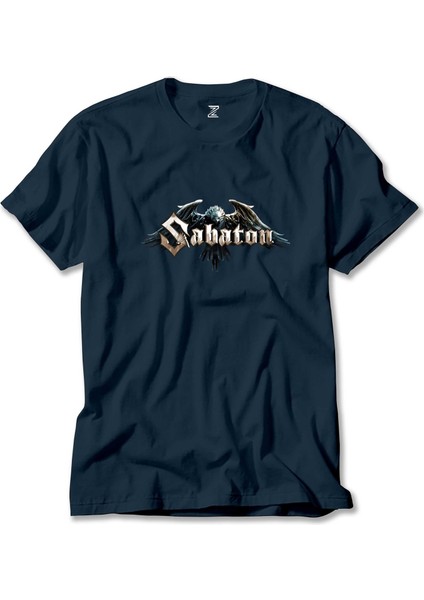 Sabaton Eagle Lacivert Tişört