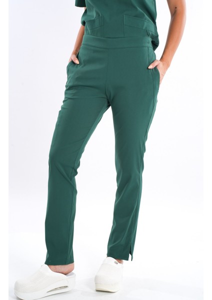 Business Model Soft Likra Ördek Başı Yeşili Doktor Hemşire Hastane Scrubs Üniforma Takımı fırsatları