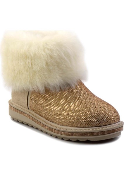 Bej Süet Kadın Bot & Bootie K02192186002 modelleri