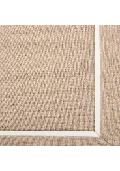 Soft Biyeli 2'li Amerikan Servis - Bej - 35X50 cm