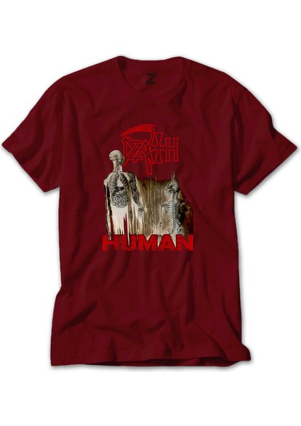 Death Human Kırmızı Tişört