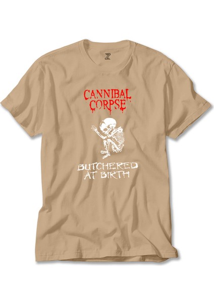 Cannibal Corpse Butchered At Birth Krem Tişört