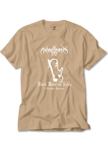 Nargaroth Black Metal Ist Krieg Krem Tişört