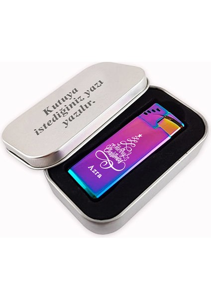 Kişiye Özel Isimli ve Kutulu Gazlı Rüzgara Dayanıklı Police Çakmak Pembe Çakmak Yılbaşı Yeni Yıl Hediye Baskılı modelleri