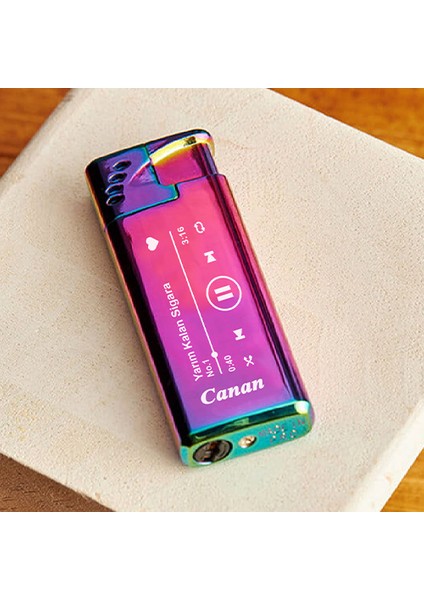 Kişiye Özel Isimli ve Kutulu Gazlı Rüzgara Dayanıklı Police Çakmak Pembe Çakmak Şarkı Müzik Baskılı fiyatları