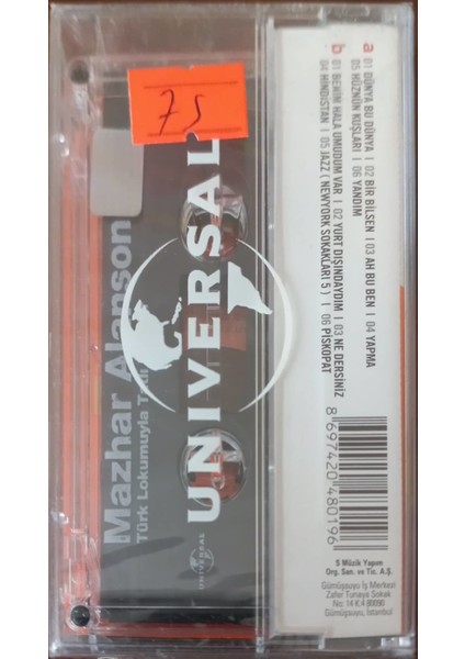 Mazhar Alanson Türk Lokumuyla Tatlı Rüyalar Açılmamış Jelatininde Kaset fiyatları