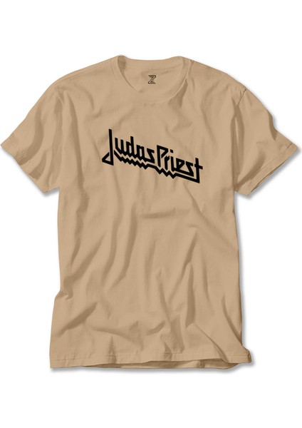 Judas Priest Logo Krem Tişört