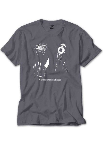 Darkthrone Transilvanian Hunger Gri Tişört