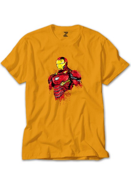 Ion Man Armor Sarı Tişört