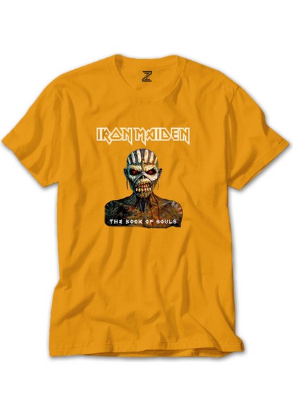 Iron Maiden The Book Of Souls Sarı Tişört