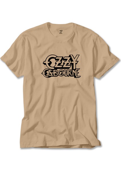 Ozzy Osbounre Logo Krem Tişört