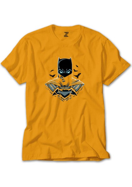 Batman Head Sarı Tişört