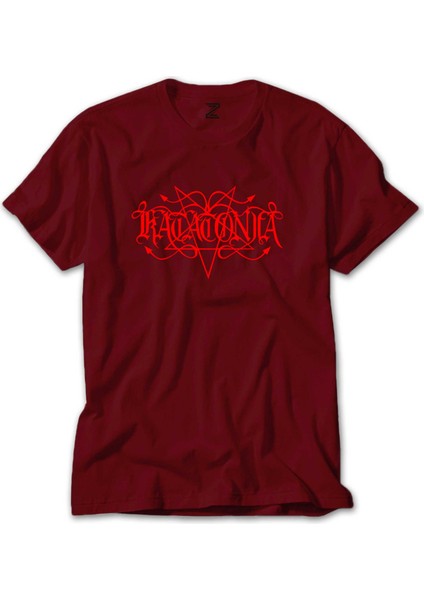 Katatonia Logo Red Kırmızı Tişört