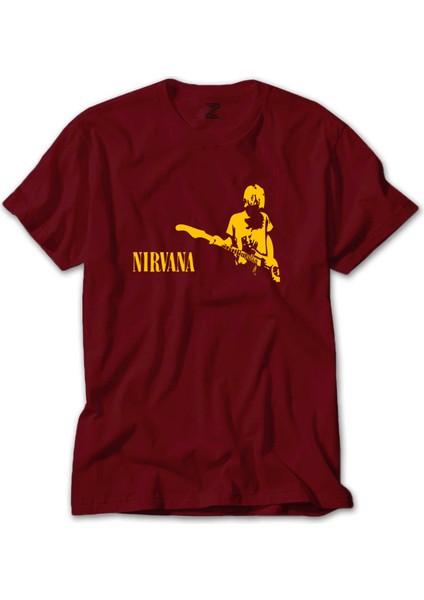 Nirvana Kurt Cobain Kırmızı Tişört