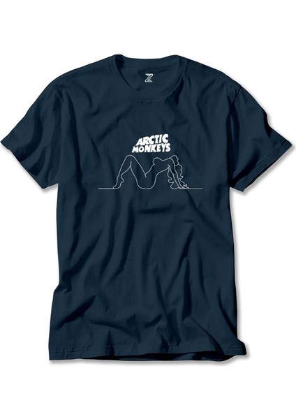 Arctic Monkeys Girl Lacivert Tişört