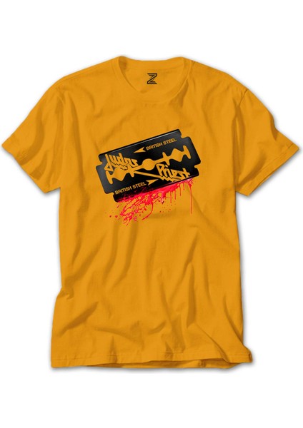 Judas Priest Steel Sarı Tişört