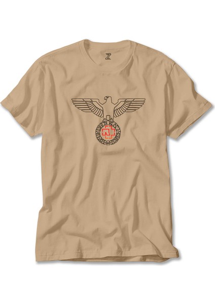 Rammstein Eagle Krem Tişört