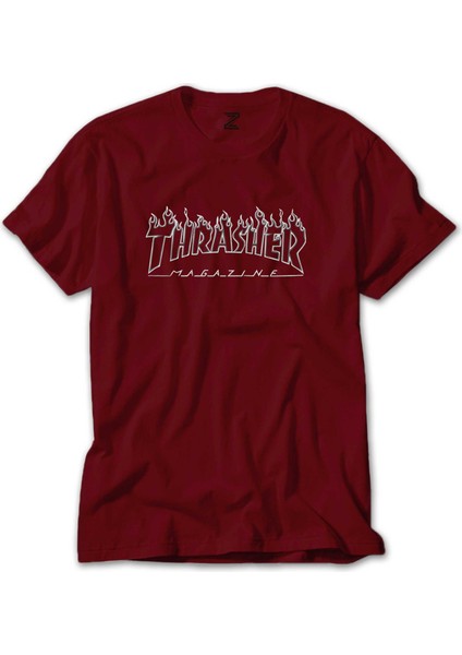 Thrasher White Kırmızı Tişört