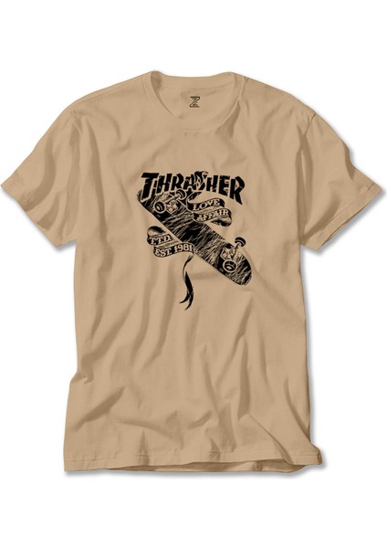 Thrasher Love Affair Krem Tişört