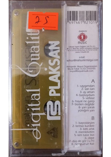 Mahsun Kırmızıgül Sarı Sarı Açılmamış Jelatininde Kaset