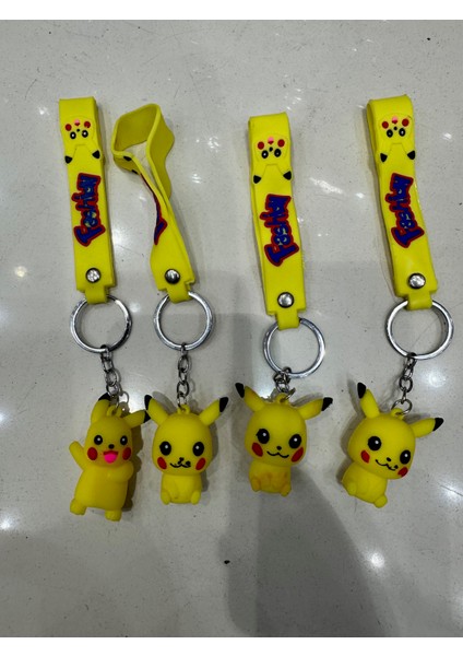 Anahtarlık Pokemon Orijinal Lisanslı Anahtarlık Pikachu Pikaçhu 1 ADET GÖNDERİM OLUR