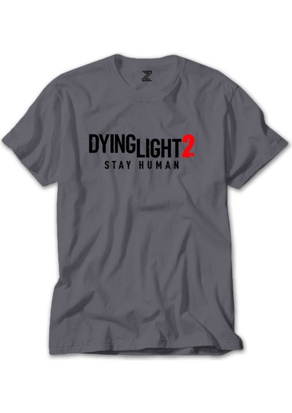 Dying Light 2 Logo Gri Tişört