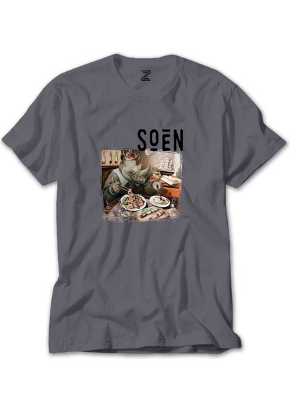Soen Tellurian Gri Tişört