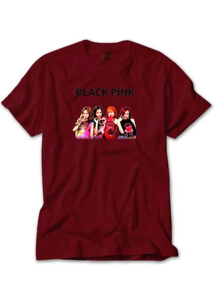 Blackpink Black Kırmızı Tişört