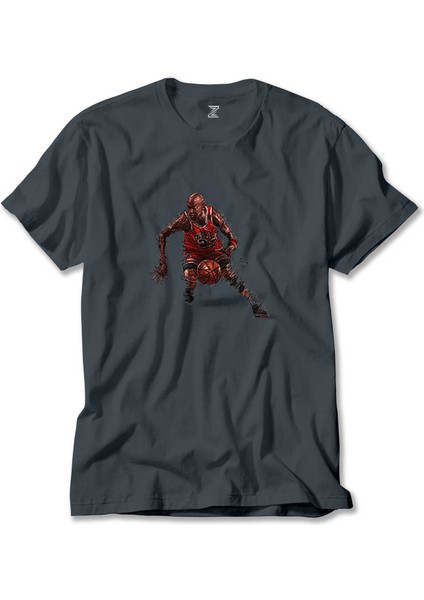 Micheal Jordan 23 Silhouette Füme Tişört