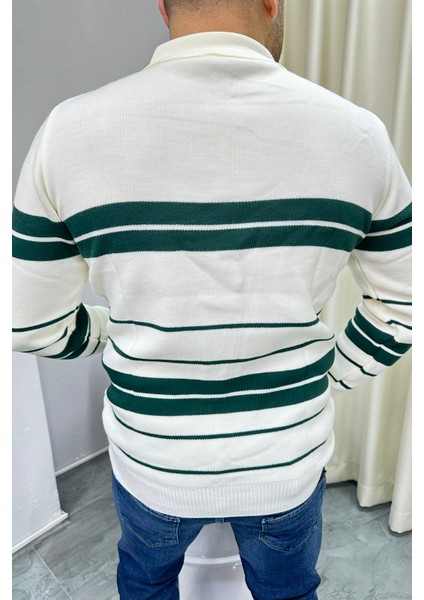 Bafatex Polo Yaka Fermuarlı Triko Kazak indirimleri