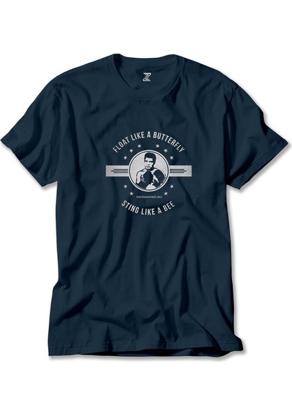 Muhammed Ali Butterfly Lacivert Tişört